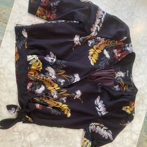 Floral print top